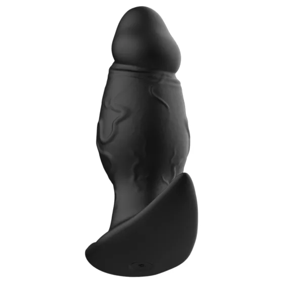 Kangvo - magnetický nafukovací fantasy dildo velké (černé)