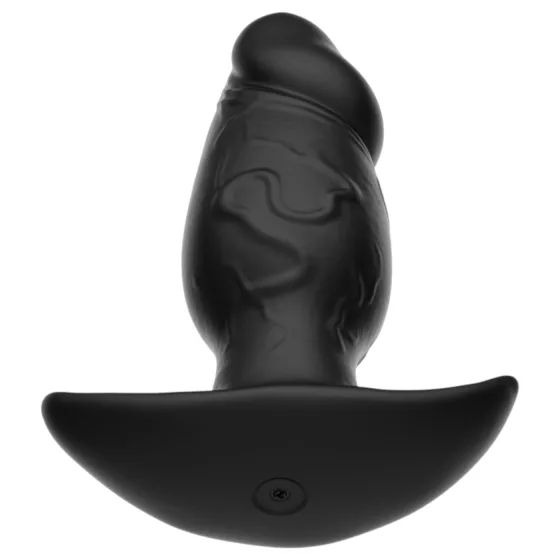Kangvo - magnetický nafukovací fantasy dildo velké (černé)