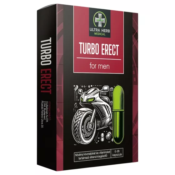 Turbo Erect - doplněk stravy v kapslích pro muže (6 ks)