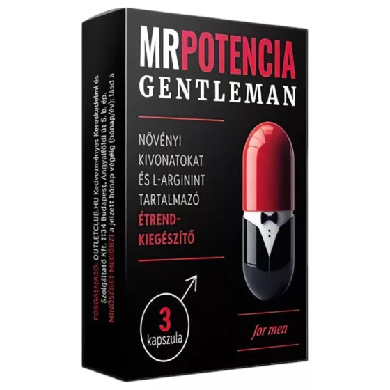 MrPotencia Gentleman - doplněk stravy pro muže - kapsle - 3 ks