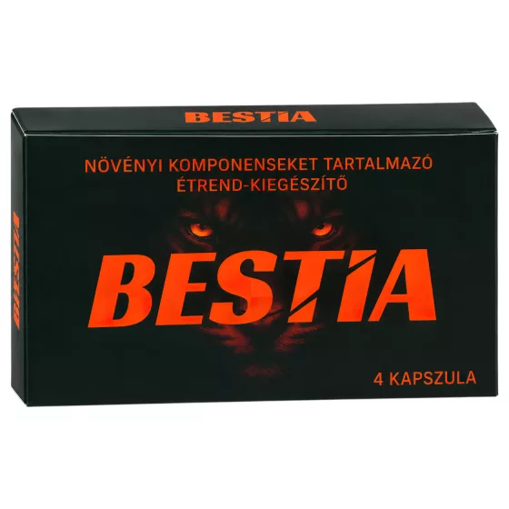 BESTIA - doplněk stravy pro muže - kapsle - 4 ks