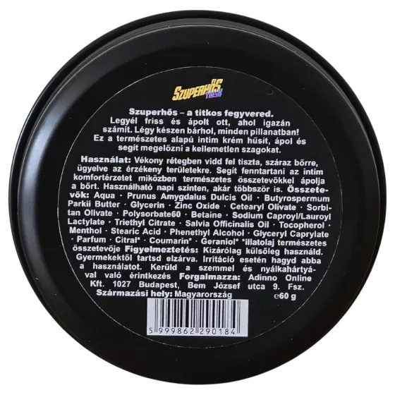 Superhrdina Fresh - intimní krémový deodorant pro muže (60 g)