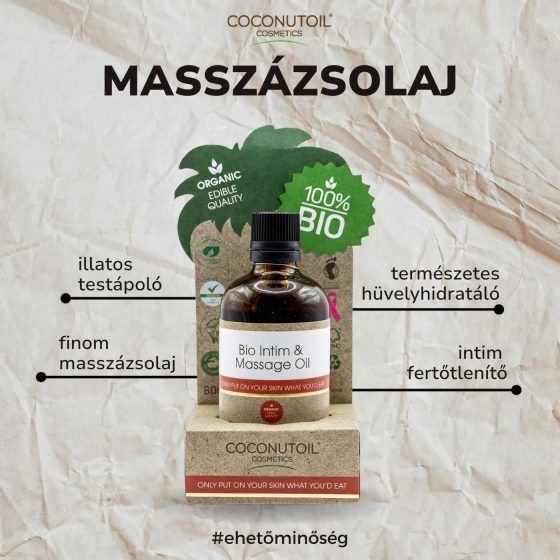 Coconutoil - Bio Intimní a Masážní Olej (80ml)