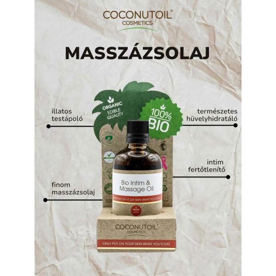Kokosový olej - Bio Intimní & Masážní olej (20ml)