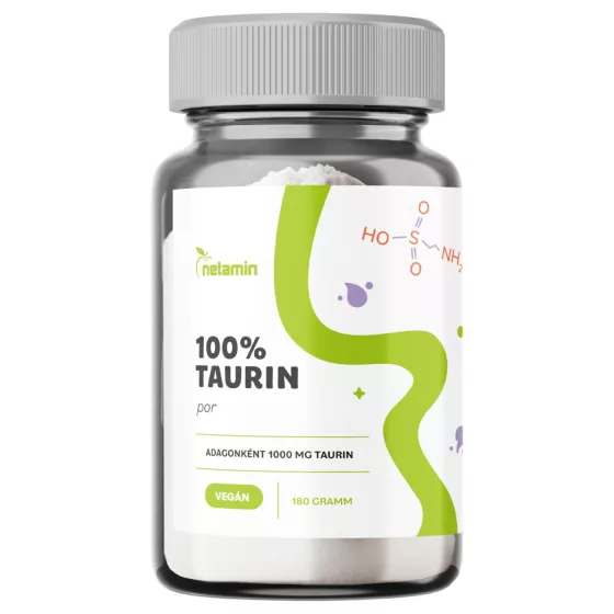 Netamin 100% taurin - doplněk stravy v prášku (180 g)