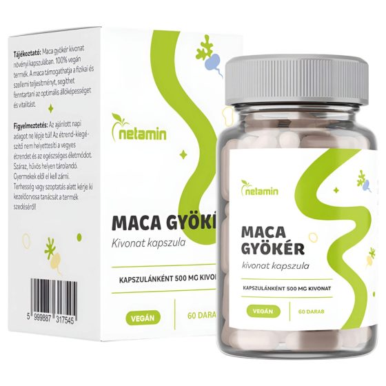 Netamin Maca 500 mg - doplněk stravy v kapslích (60 ks)
