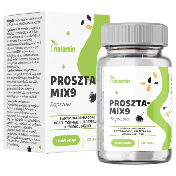 Netamin ProsztaMix9 - kapsle na prostatu - podpora zdraví prostaty - 60 ks