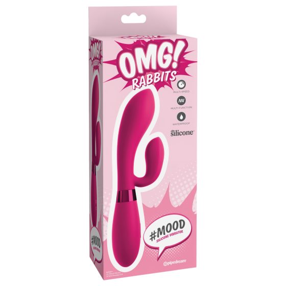 / OMG! Králíčci - vibrátor s ramínkem (růžový)