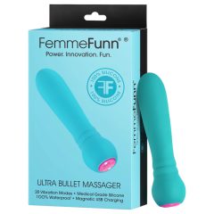   FemmeFunn Ultra Bullet - prémiový tyčový vibrátor (tyrkysový)
