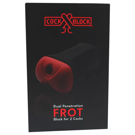 CockBlock - FROT párový masturbátor (černý)