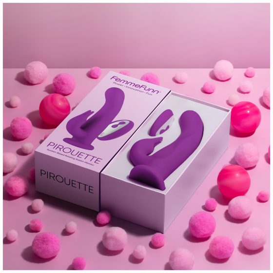 FemmeFunn Pirouette - nabíjecí, bezdrátový, prémiový vibrátor (fialový)