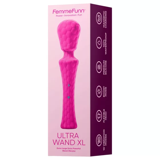 FemmeFunn Ultra Wand XL - masážní vibrátor - prémiová kvalita - růžový