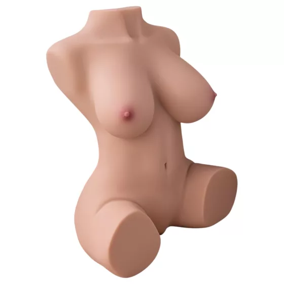 XISE Dania - realistický masturbátor torzo s pohybem - tělová barva