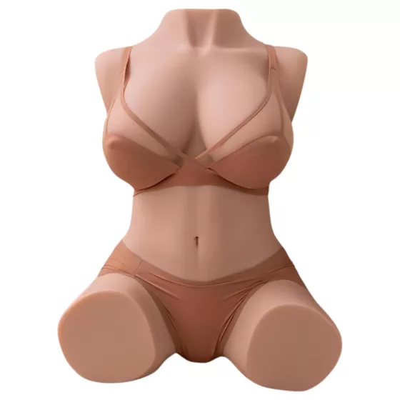 XISE Dania - realistický masturbátor torzo s pohybem - tělová barva