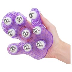   Masážní váleček s kuličkami - masážní ruční nástavec (fialový)