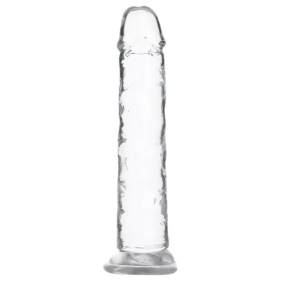 Addiction Crystal - dildo s přísavkou (průhledné) - 18 cm