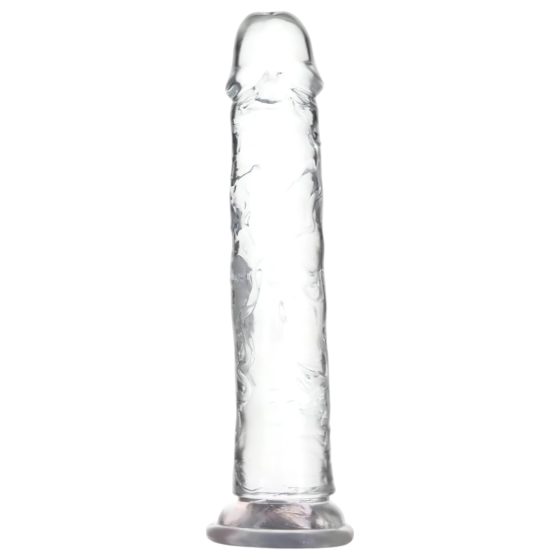 Addiction Crystal - přísavkový dildo (průhledný) - 20 cm