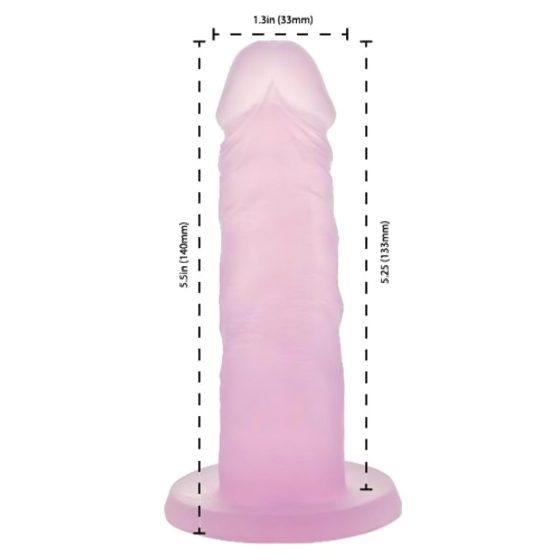 Addiction Cocktails - přísavkový dildo (růžový)