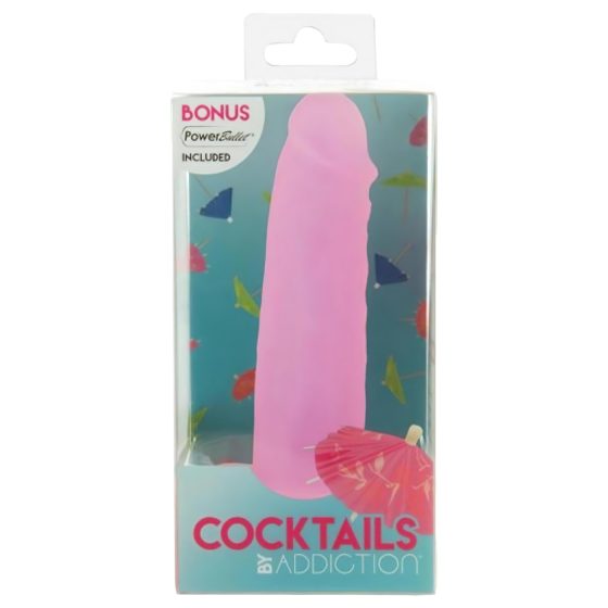 Addiction Cocktails - přísavkový dildo (růžový)