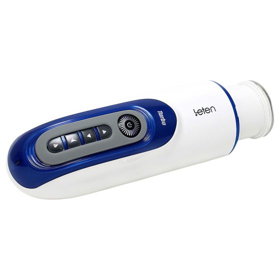 Leten SM390 - nyögő, melegítő maszturbátor (fehér)