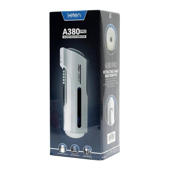 LETEN A380 PRO - masturbátor - pohyblivý, vyhřívaný, akumulátor