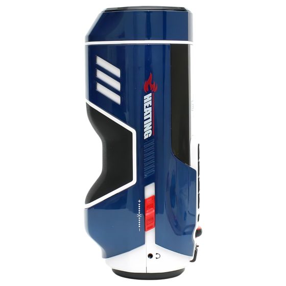 Leten SM Future Pro - lökő, nyögő, szorító, melegítő maszturbátor (kék)