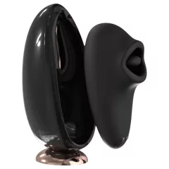   Sex HD Mirror - vibrátor s funkcí ohřevu a lízáním - černý