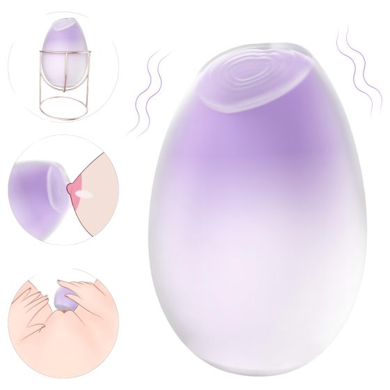 Sex HD - 2v1 stimulátor bradavek a klitorisu (fialová)