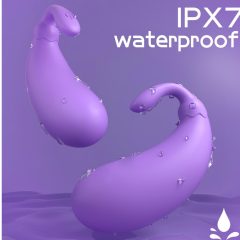 Sex HD - vibrační vajíčko ve tvaru lilku (fialové)