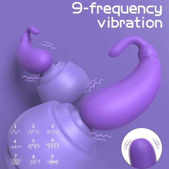 Sex HD - fialové vibrační vajíčko ve tvaru lilku