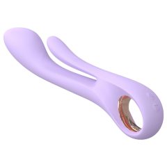   Sex HD Kaethe - vibrátor s masážními rameny na klitoris (fialový)