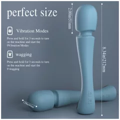 SEX HD Dancer - masážní vibrátor - turkizová