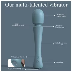 SEX HD Dancer - masážní vibrátor - turkizová