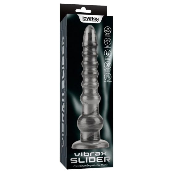 Lovetoy Královská Velikost - extra velký vibrátor - 32 cm (šedý)
