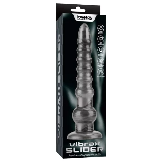 Lovetoy King Sized - vibrátor extra velký - 32 cm - šedý