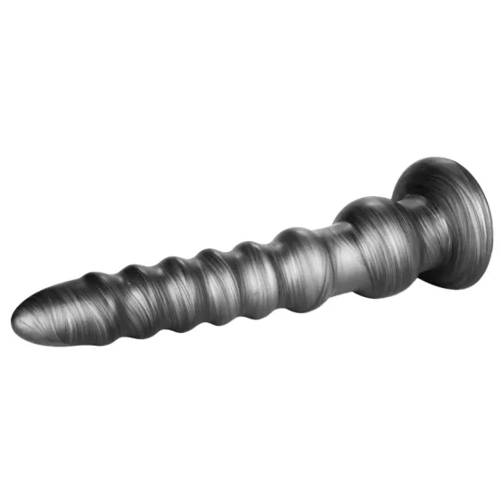 Lovetoy King Sized - vibrátor extra velký - 32 cm - šedý