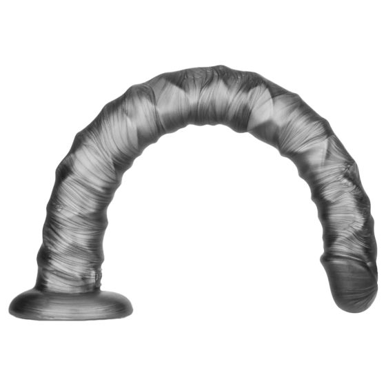 Lovetoy King Sized - extra velký vibrátor - 40,5 cm (šedý)