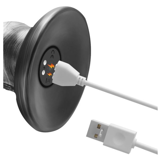 Lovetoy King Sized - extra velký vibrátor - 40,5 cm (šedý)