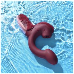   Magic Motion Magic Ponder - duální vibrátor na klitoris a bod G - bordó