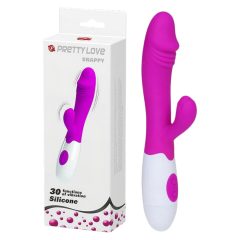   Pretty Love Snappy - vodotěsný G-bod vibrátor s klitoriální stimulací (fialový)
