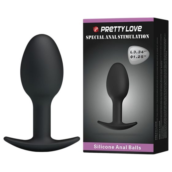 Pretty Love - anální dildo - černé