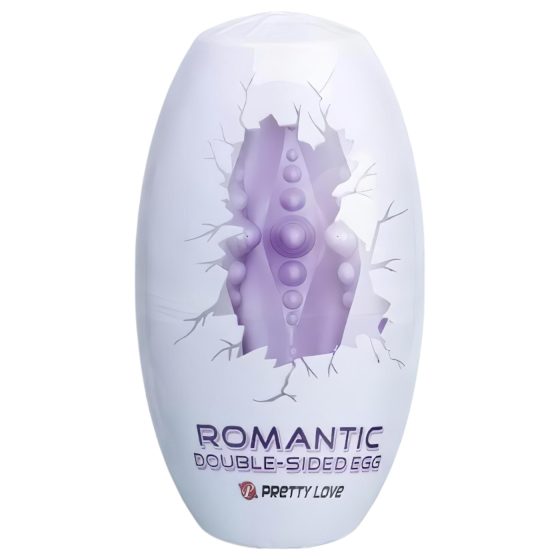 Pretty Love Romantic - masturbační vajíčko - 1 ks (fialové)