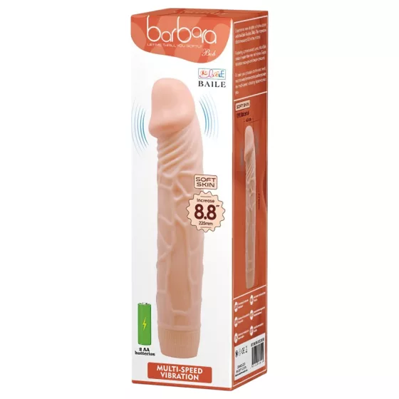 Baile Barbara - realistický vibrátor - 22,5 cm - tělová