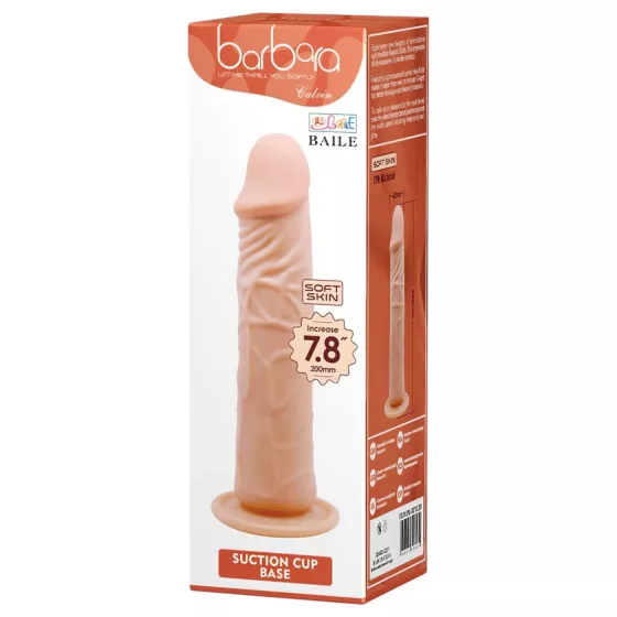 Baile Barbara Calvin - realistický dildo - 20 cm - tělová barva