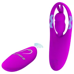   Pretty Love - vibrátor s králičími oušky - stimulátor klitorisu - růžový