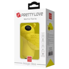   Pretty Love - vibrační prstový stimulátor klitorisu - žlutý