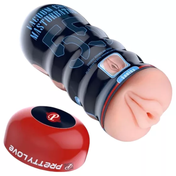 Pretty Love - masturbátor s realistickou vaginou - vakuový pohár - naturální
