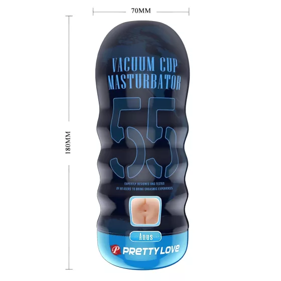 Pretty Love Vacuum Cup - realistický masturbátor v podobě zadečku (tělová barva)