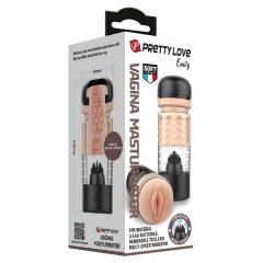   Pretty Love Emily - realistický umělý masturbátor ve tvaru vagíny (černý)