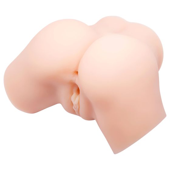 Crazy Bull - realistický vibrační masturbátor zadeček - tělová barva